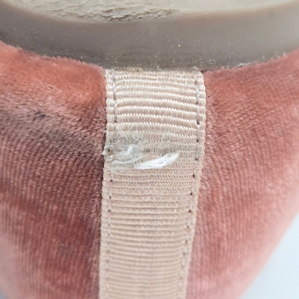 Birdies The Starling Velvet Loafers Rust Terra Cotta Smoking Slippers Womens 9.5 - Picture 12 of 15